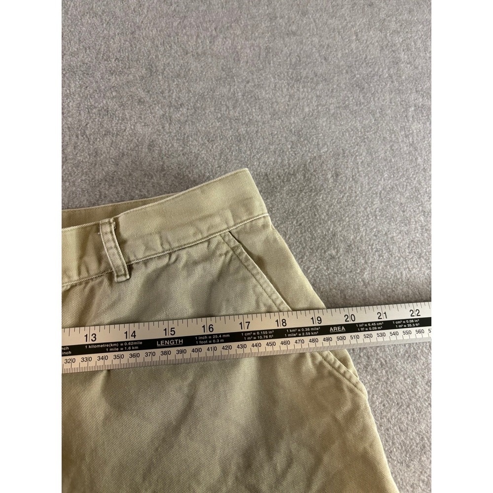 Lauren Ralph Lauren Women's Size 12 Khaki Chino Shorts Tan Cotton Twill - Picture 3 of 8